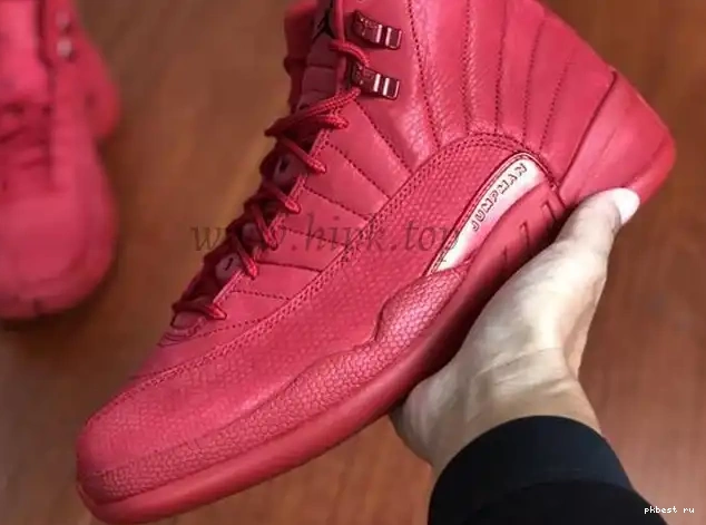 God PK Air 12 “Bulls”retail Jordan leather 0501